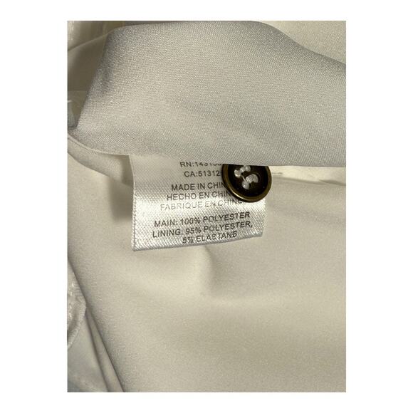 NEW Vacate‎ The Label Women's White Floral Burnout Blouse Size Small NWT - Picture 7 of 8